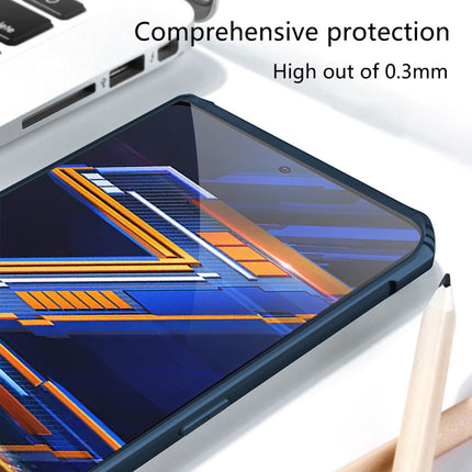 Beetle for Vivo IQOO Z5  (5G) Back Case, [Military Grade Protection] Shock Proof Slim Hybrid Bumper Cover (Blue)