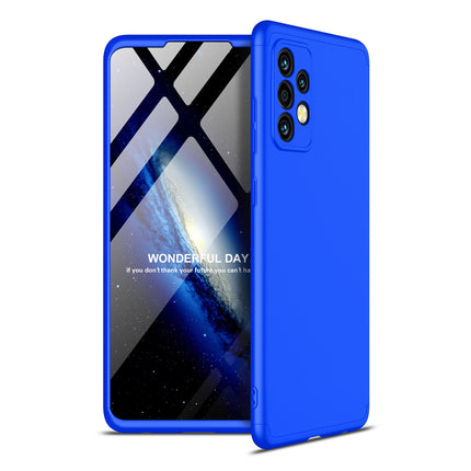 Double Dip Full 360 Protection Back Case Cover for Samsung Galaxy A52 (Blue)