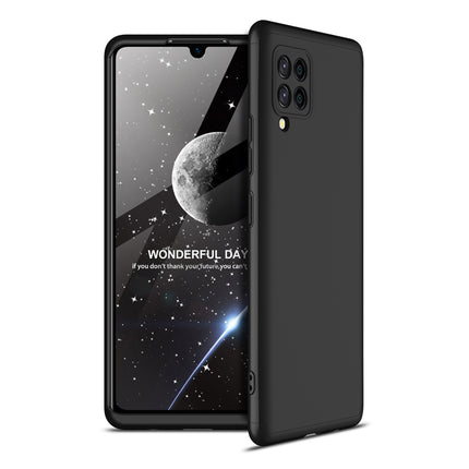 Double Dip Full 360 Protection Back Case Cover for Samsung Galaxy M42 (Black)