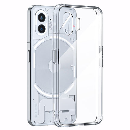 Mobizang Shield Clear Acrylic Back Shock Proof Case Cover for Nothing Phone 2 (Transparent)