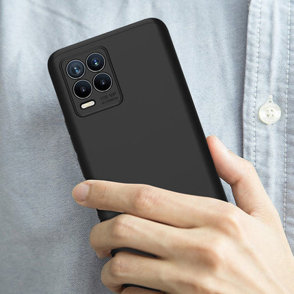 Double Dip Full 360 Protection Back Case Cover for Realme 8 (5G) (Black)