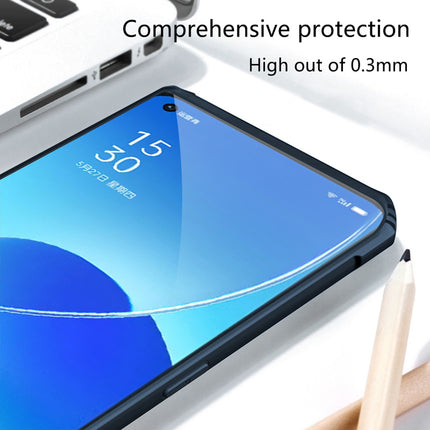 Beetle Camouflage for Oppo Reno 6 PRO Back Case , [Military Grade Protection] Shock Proof Slim Hybrid Bumper Cover (Blue)