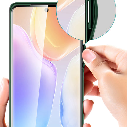 Shield Frosted Acrylic Back Shock Proof Case Cover for Vivo X70 PRO (Green)