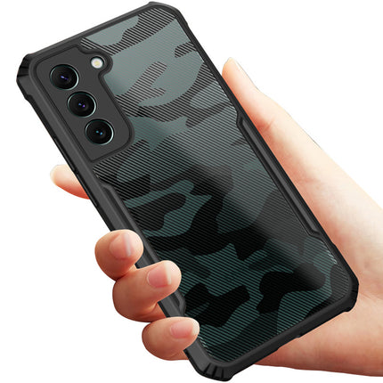 Mobizang Beetle Camouflage for Samsung Galaxy S23 Plus Back Case, Shock Proof Cover (Black)