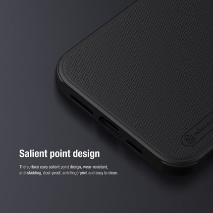 Nillkin Super Frosted Shield Hard Back Cover Case for Apple iPhone 13 PRO (6.1) (Black)
