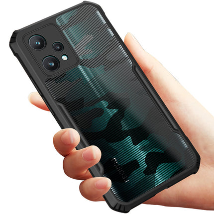 Beetle Camouflage for Realme 9 Pro Plus Back Case, [Military Grade] Shockproof Slim Hybrid Cover (Black)