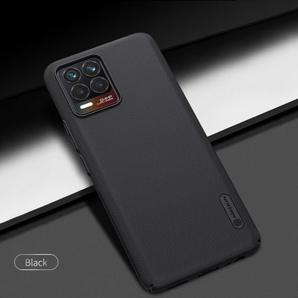 Nillkin Frosted Shield Hard Back Case Cover for Realme 8 Pro / Realme 8 (4G) (Black)