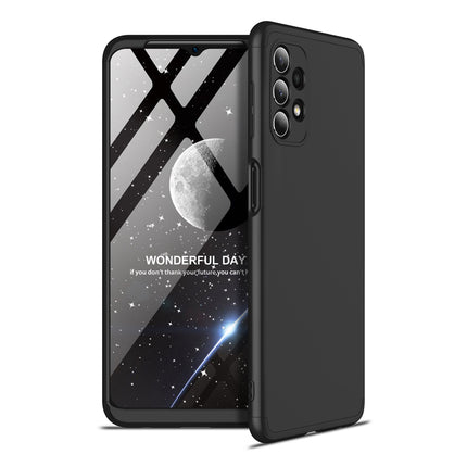 Double Dip Full 360 Protection Back Case Cover for Samsung Galaxy A32 (4G) (Black)