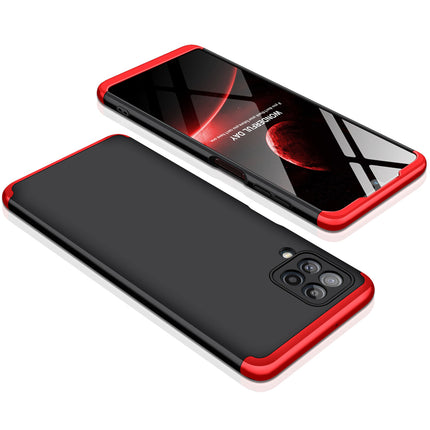 Double Dip Full 360 Protection Back Case Cover for Samsung Galaxy M32 (Red,Black)
