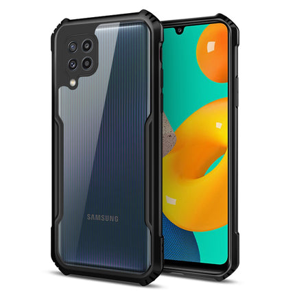 Beetle for Samsung Galaxy A22 (4G) Back Case, [Military Grade Protection] Shock Proof Slim Hybrid Bumper Cover (Black)