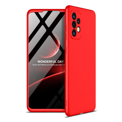 Double Dip Full 360 Protection Back Case Cover for Samsung Galaxy A52 (Red)