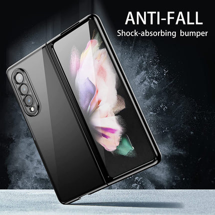 Phantom Ultra Thin Back Case for Samsung Galaxy Z Fold3 , Full Body Protection Back Cover , Black