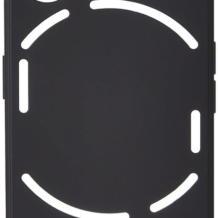 Mobizang Matte Protective Lens Flexible Back Cover for Nothing Phone 2 | Slim Silicone with Soft Lining Shockproof Full Body Bumper Case (Black)