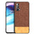 Soft Fabric & Leather Hybrid for OnePlus Nord CE (5G) / One Plus Nord CE (5G) Back Cover, Shockproof Protection Slim Hard Back Case (Brown)