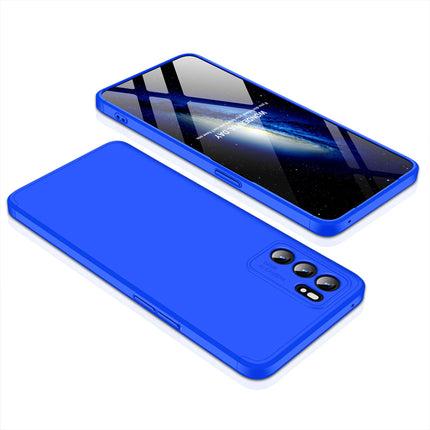 Double Dip Full 360 Protection Back Case Cover for Oppo Reno 6 (5G) (Blue)