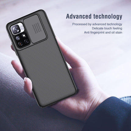 Nillkin Cam Shield Pro Back Cover Case For Xiaomi Redmi Note 11T (5G) (Black)