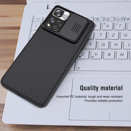 Nillkin Cam Shield Pro Back Cover Case For Xiaomi 11i HyperCharge (Black)