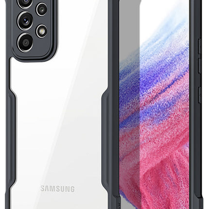 Beetle for Samsung Galaxy A53 (5G) Back Case, [Military Grade] Shockproof Slim Hybrid Cover (Black)