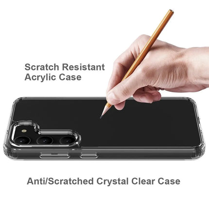 Mobizang Shield Clear Acrylic Back Shock Proof Case Cover for Samsung Galaxy S23 Plus (Transparent)