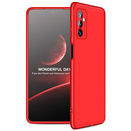 Double Dip Full 360 Protection Back Case Cover for Samsung Galaxy M52 (Red)