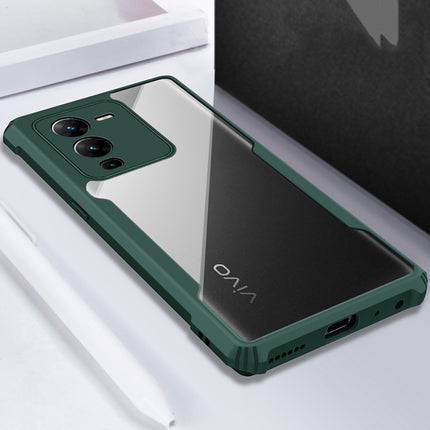 Mobizang Beetle for Vivo V25 Pro (5G) Back Case, [Military Grade Protection] Shock Proof Cover (Green)