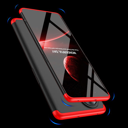 Mobizang Double Dip Full 360 Protection Back Case Cover for Oppo Reno 8T (5G) (Red,Black)