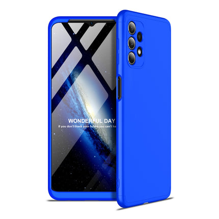 Double Dip Full 360 Protection Back Case Cover for Samsung Galaxy A32 (4G) (Blue)