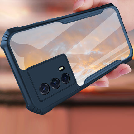 Beetle for Vivo IQOO Z5  (5G) Back Case, [Military Grade Protection] Shock Proof Slim Hybrid Bumper Cover (Blue)