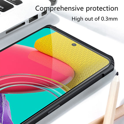 Beetle for Samsung Galaxy M53 (5G) Back Case, [Military Grade] Shockproof Slim Hybrid Cover (Black)