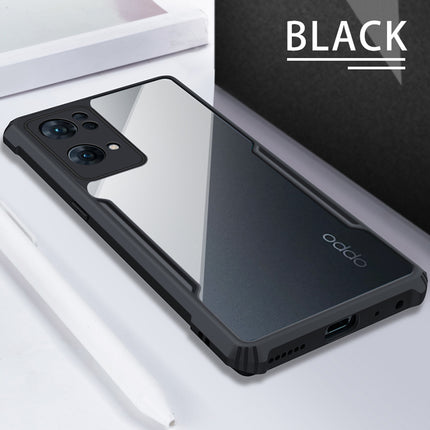 Beetle for Oppo Reno 7 Pro (5G)  Back Case , [Military Grade Protection] Shock Proof Slim Hybrid Bumper Cover (Black)