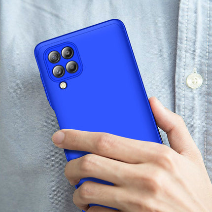 Double Dip Full 360 Protection Back Case Cover for Samsung Galaxy M32 (Blue)