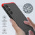 Mobizang Double Dip Full 360 Protection Back Case Cover With Stand for Samsung Galaxy S23 FE (Red::Black)