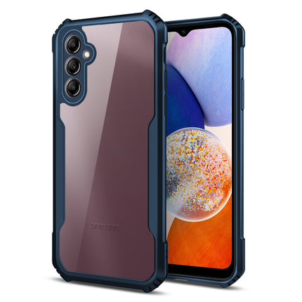 Mobizang Beetle Back Cover for Samsung Galaxy M34 (5G) / F34 (5G) | [Military Grade Protection] Shock Proof Slim Hybrid Bumper Case (Blue)