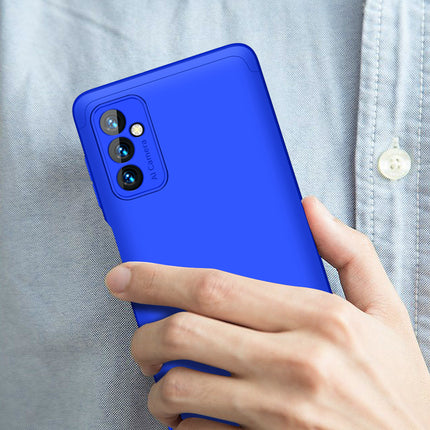 Double Dip Full 360 Protection Back Case Cover for Samsung Galaxy M52 (Blue)