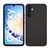 Mobizang Matte Lens Protective Flexible Back Cover for Samsung Galaxy A34 (5G) | Slim Silicone with Soft Lining Shockproof Full Body Bumper Case (Black)