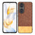 Mobizang Soft Fabric & Leather Hybrid Protective Back Cover for Honor 90 (5G) | Shockproof Slim Hard Anti Slip Back Case (Brown)