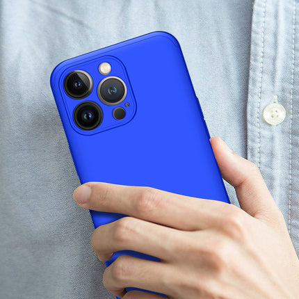 Double Dip Full 360 Protection Back Case Cover for Apple iPhone 13 Pro (6.1) (Blue)