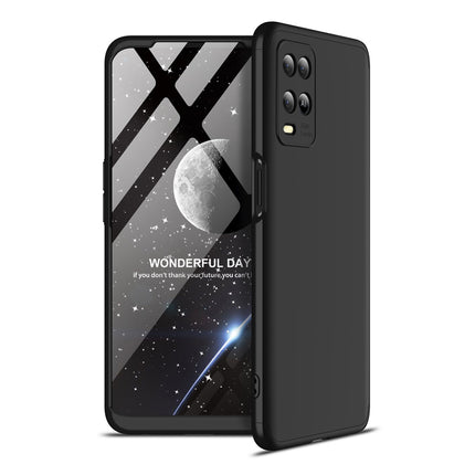 Double Dip Full 360 Protection Back Case Cover for Oppo A54 (4G) (Black)