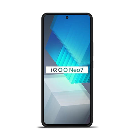 Mobizang Razor Wallet Back Case for IQOO Neo 7 (5G) | Slim PU Leather & Fabric Cover with Inbuilt Card Pocket (Grey)