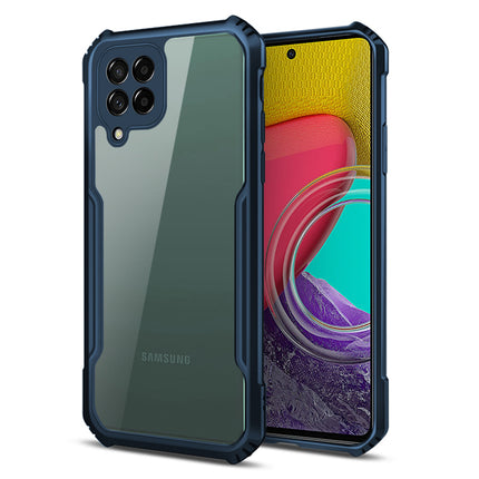 Beetle for Samsung Galaxy M53 (5G) Back Case, [Military Grade] Shockproof Slim Hybrid Cover (Blue)