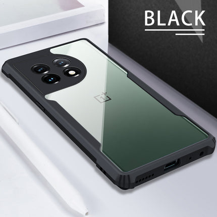 Mobizang Beetle for OnePlus 11R Back Case | [Military Grade Protection] Shock Proof Slim Hybrid Bumper Cover (Black)