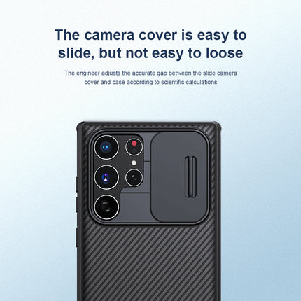 Nillkin Cam Shield Pro Back Cover Case For Samsung Galaxy S22 ULTRA (Black)