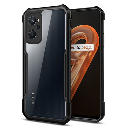 Beetle for Realme 9i Back Case, [Military Grade Protection] Shock Proof Slim Hybrid Bumper Cover (Black)