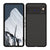 Mobizang Matte Protective Lens Flexible Back Cover for Google Pixel 8 PRO | Slim Silicone with Soft Lining Shockproof Full Body Bumper Case (Black)