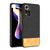 Soft Fabric & Leather Hybrid Protective Case Cover for Xiaomi 11i HyperCharge (Black,Brown)