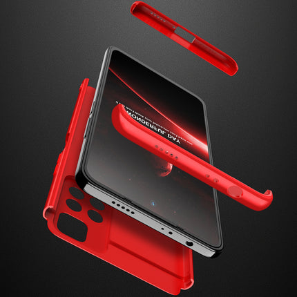Double Dip Full 360 Protection Back Case Cover for Xiaomi 11i HyperCharge (Red)