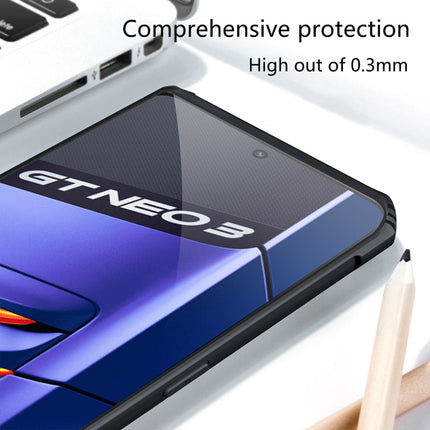 Beetle Camouflage for Realme GT Neo 3 Back Case, [Military Grade] Shockproof Slim Cover (Black)