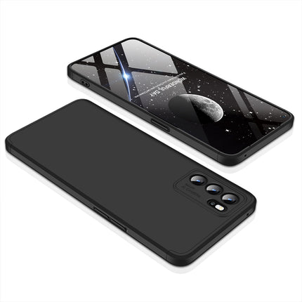 Double Dip Full 360 Protection Back Case Cover for Oppo Reno 6 Pro (5G) (Black)