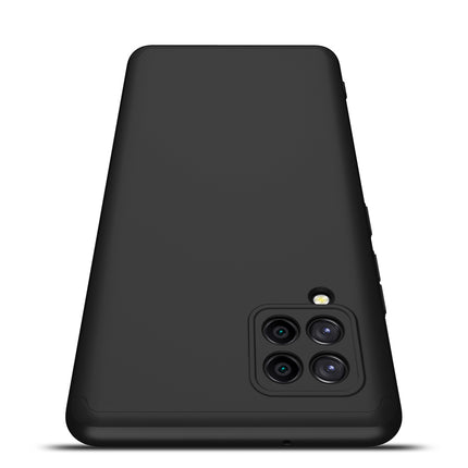 Double Dip Full 360 Protection Back Case Cover for Samsung Galaxy M42 (Black)