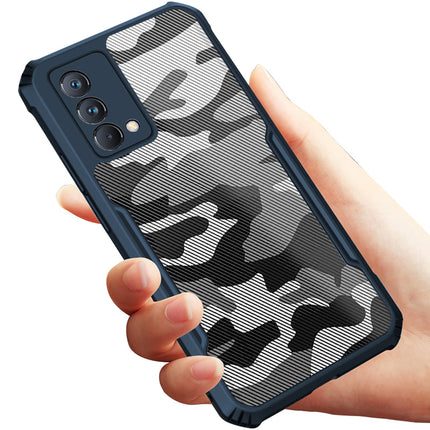 Beetle Camouflage for Realme GT Master Back Case, [Military Grade Protection] Shock Proof Slim Hybrid Bumper Cover (Blue)